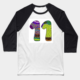 Alphabet 164 (Style:4) Baseball T-Shirt